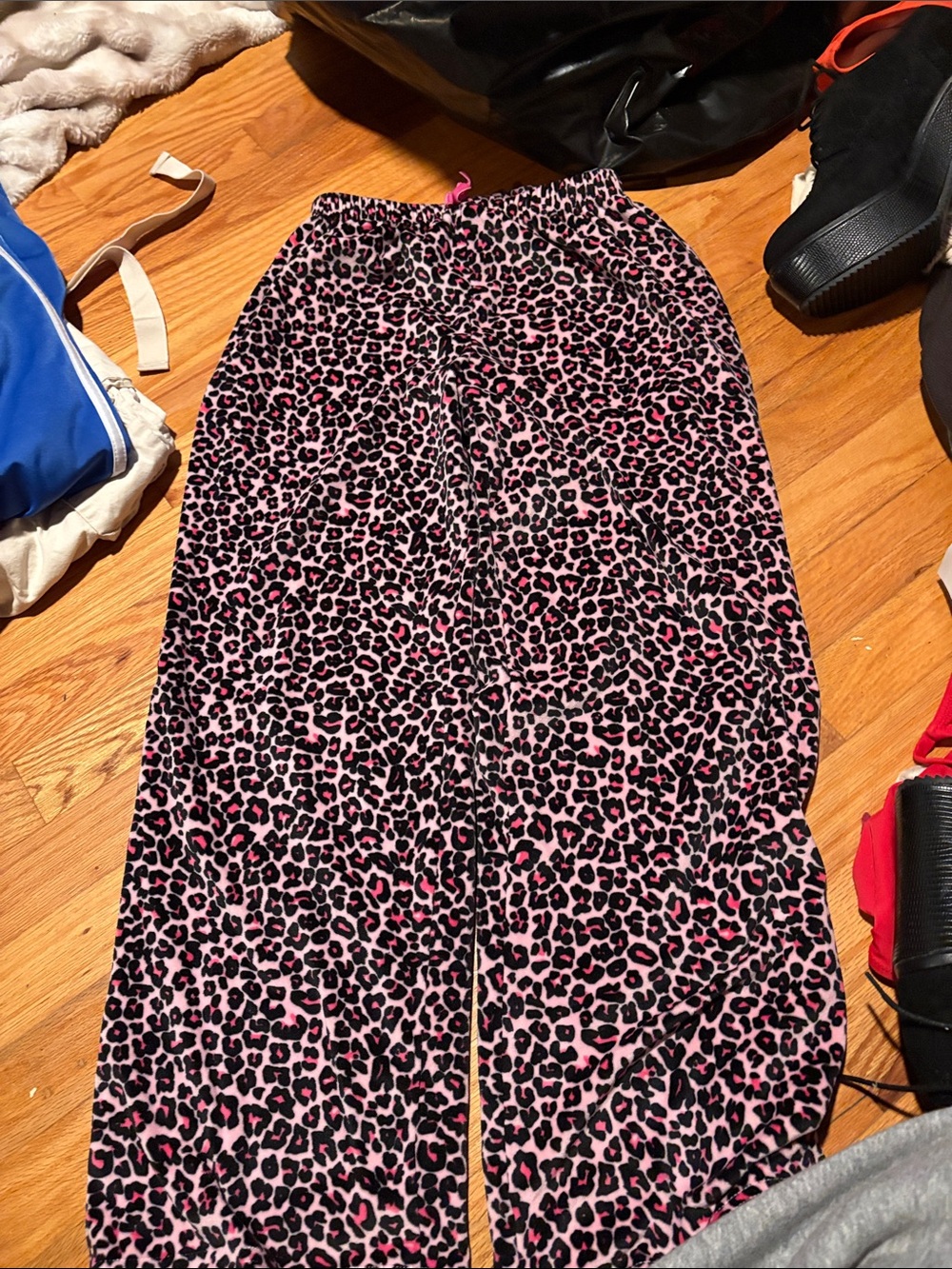 Target Pink and Black Leopard Print Pajama Pants